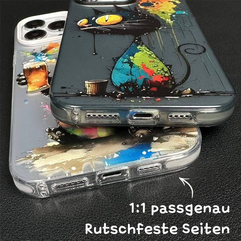 Case de graffiti iPhone16 de peinture à l'huile