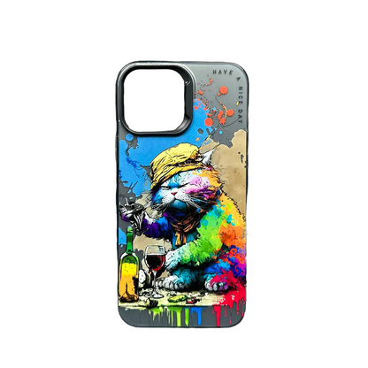 Oil Painting Graffiti iPhone16 Case