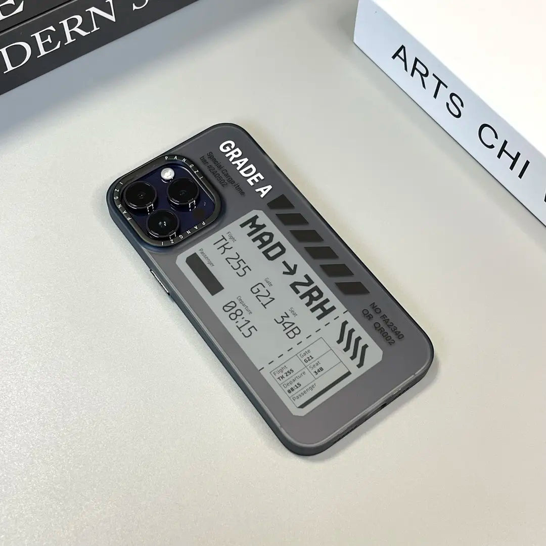 ✈️ Boarding Pass iPhone Case – Travel in Style! 🌍